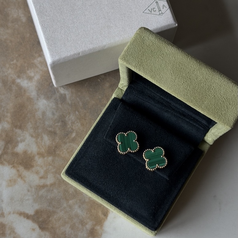 Серьги Van Cleef & Arpels Vintage Alhambra