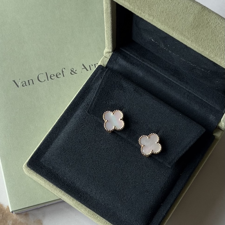 Серьги Van Cleef & Arpels Vintage Alhambra
