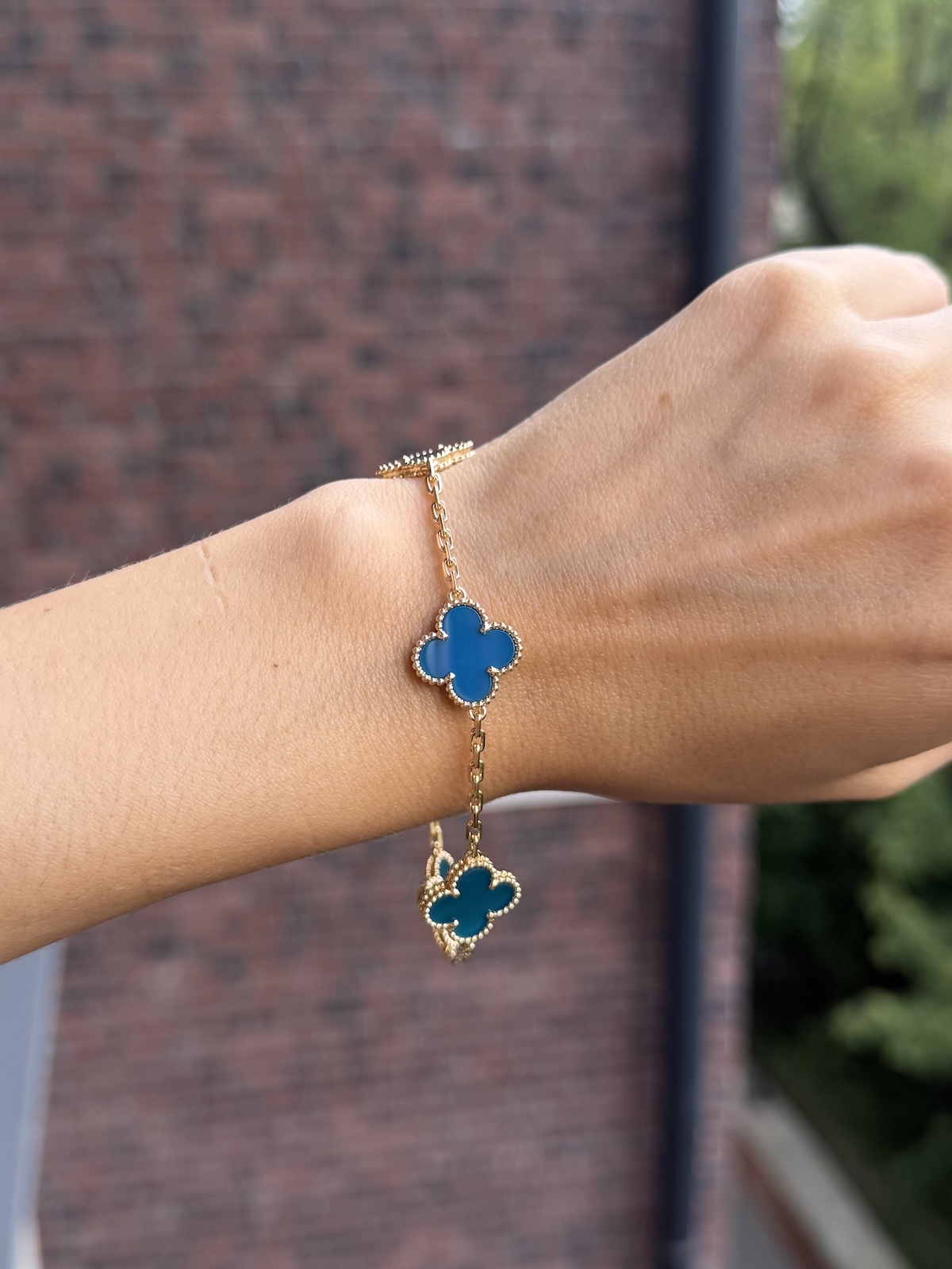 Браслет Van Cleef & Arpels Vintage Alhambra 5 мотивов