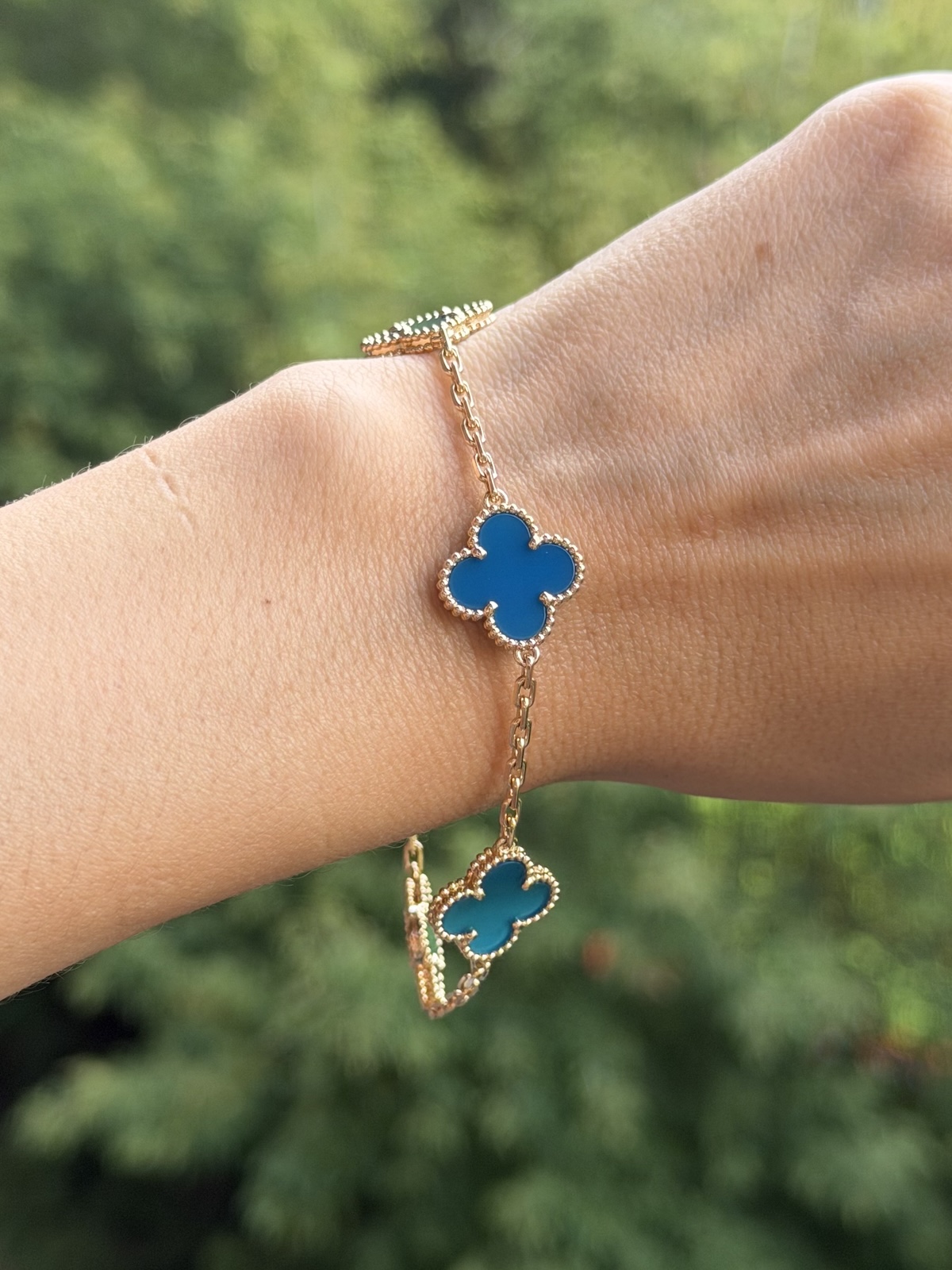 Браслет Van Cleef & Arpels Vintage Alhambra 5 мотивов