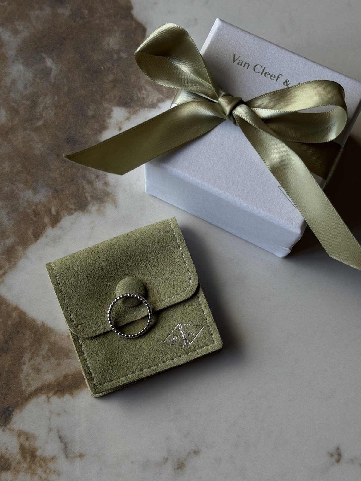 Кольцо Van Cleef & Arpels Perlée perles d'or